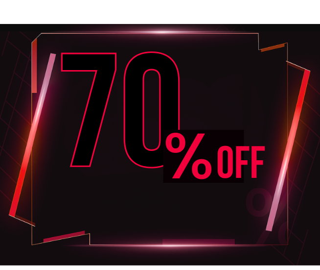 Black Friday 70% Off